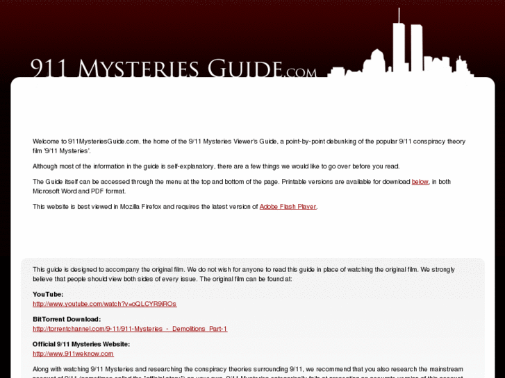 www.911mysteriesguide.com