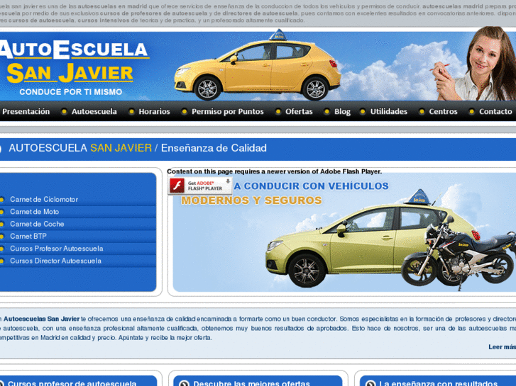 www.autoescuelasanjavier.com