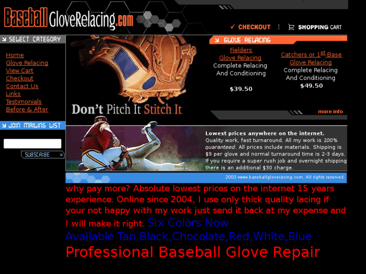 www.baseballgloverelacing.com