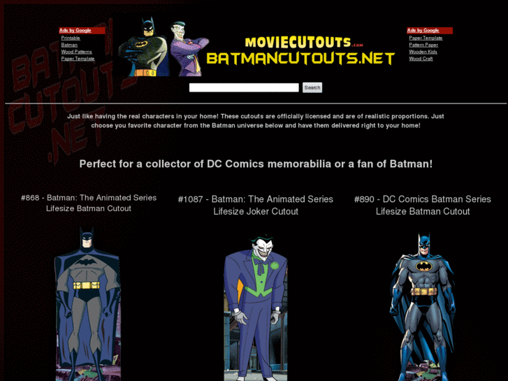 www.batmancutouts.net