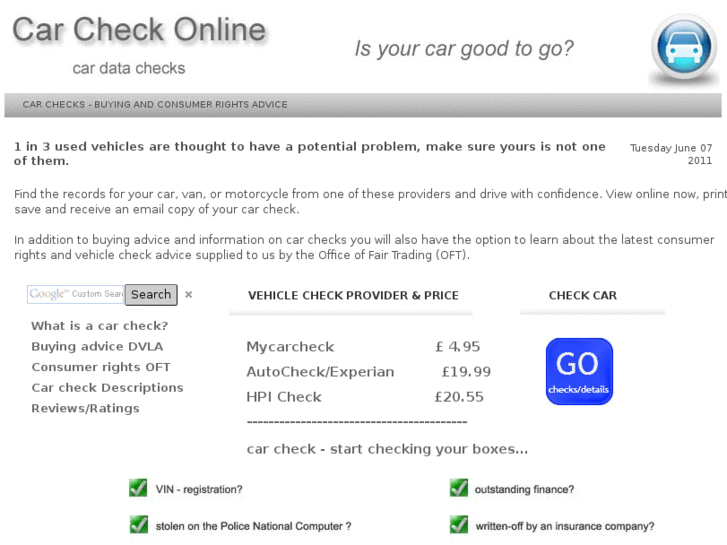 www.carcheckonline.co.uk