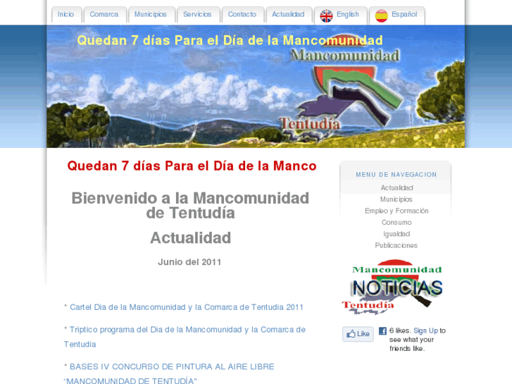 www.mancomunidaddetentudia.com