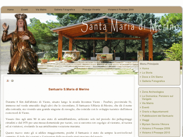 www.santamariadimerino.it