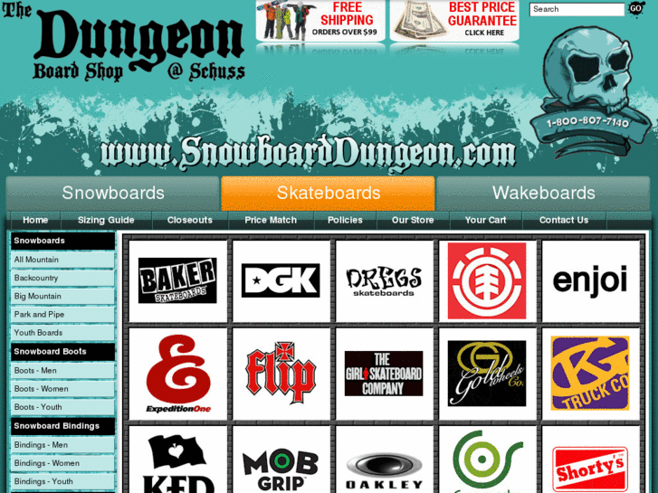 www.snowboarddungeon.com