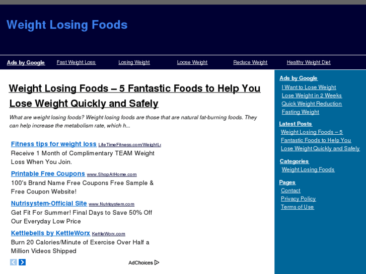 www.weightlosingfoods.com