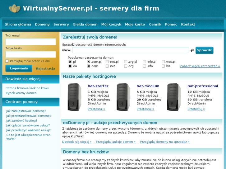 www.wirtualnyserwer.pl