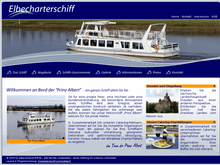 www.elbecharterschiff.de