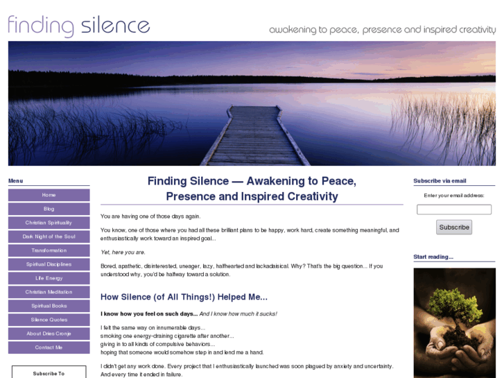 www.findingsilence.com