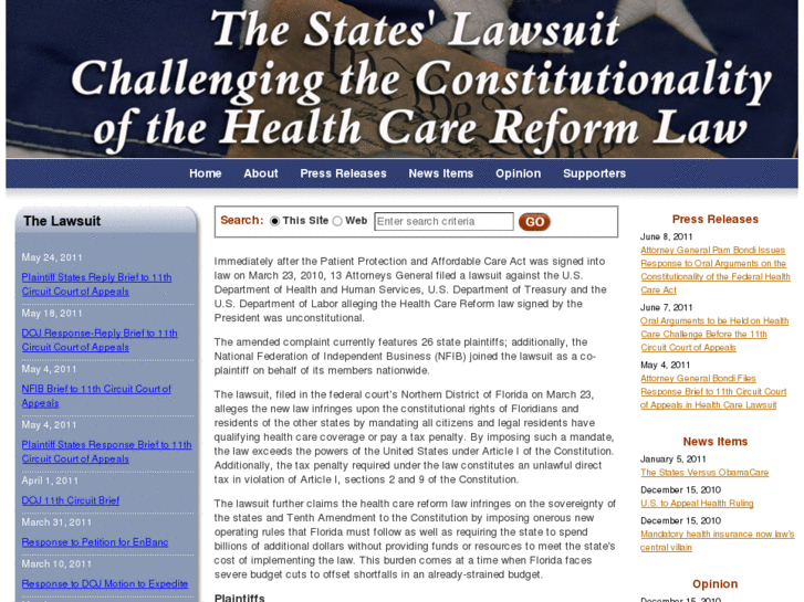 www.healthcarelawsuit.us