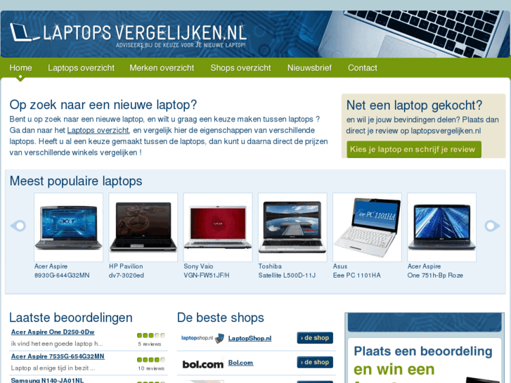 www.laptopsvergelijken.nl