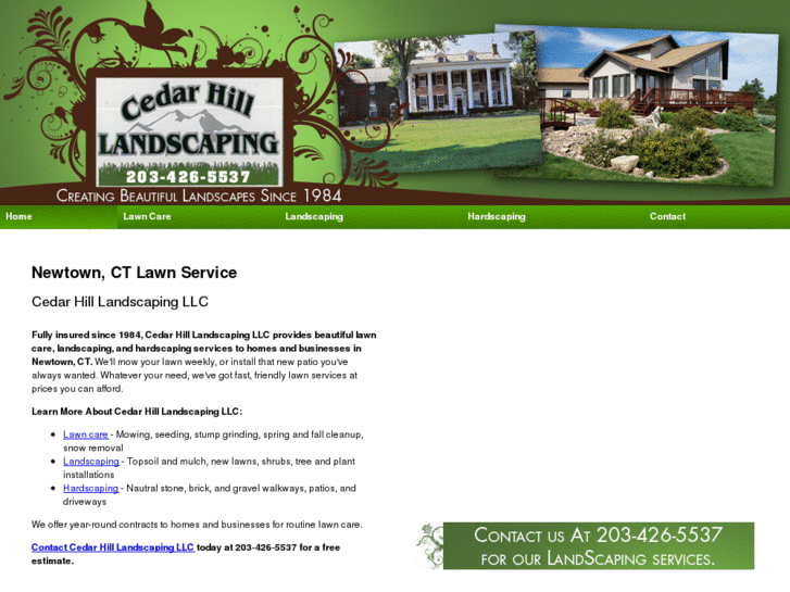 www.cedarhilllandscapingct.com