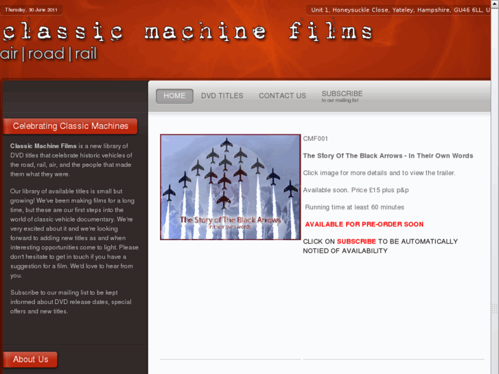 www.classicmachinefilms.com