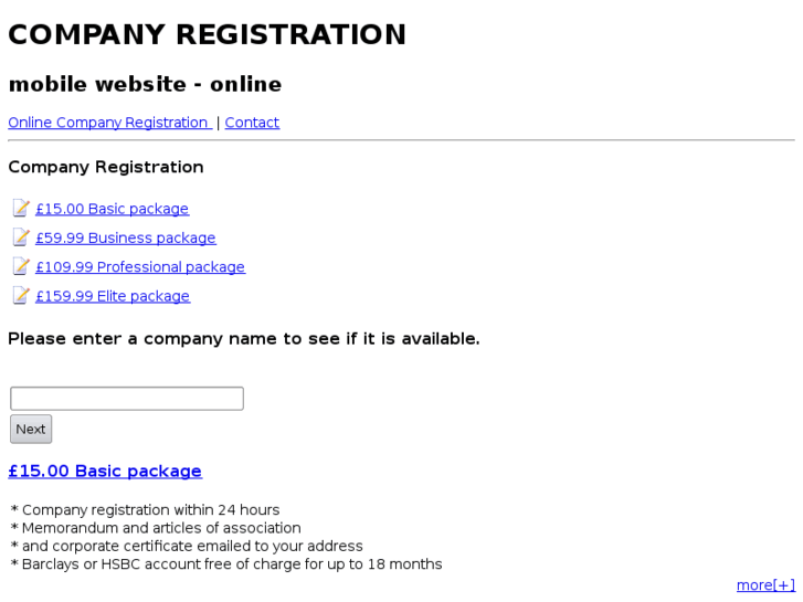 www.company-registration.mobi