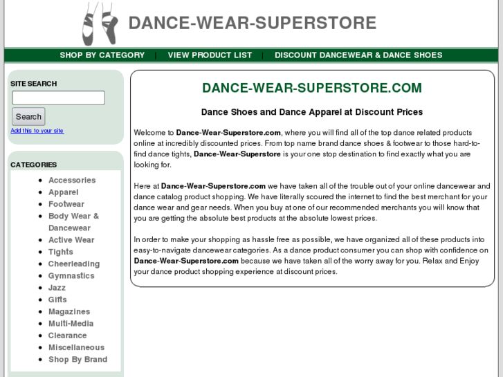 www.dance-wear-superstore.com