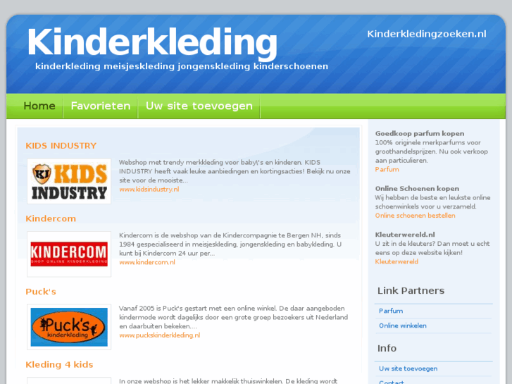 www.kinderkledingzoeken.nl