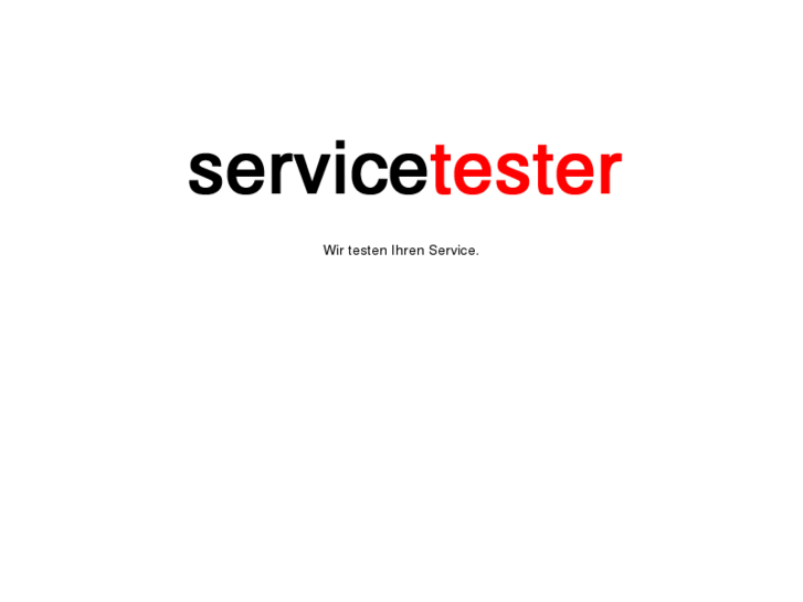 www.servicetester.info