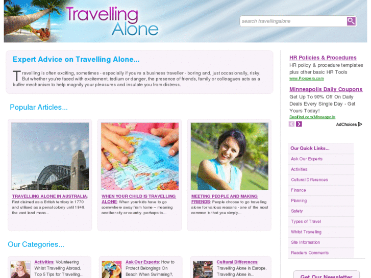 www.travellingalone.co.uk