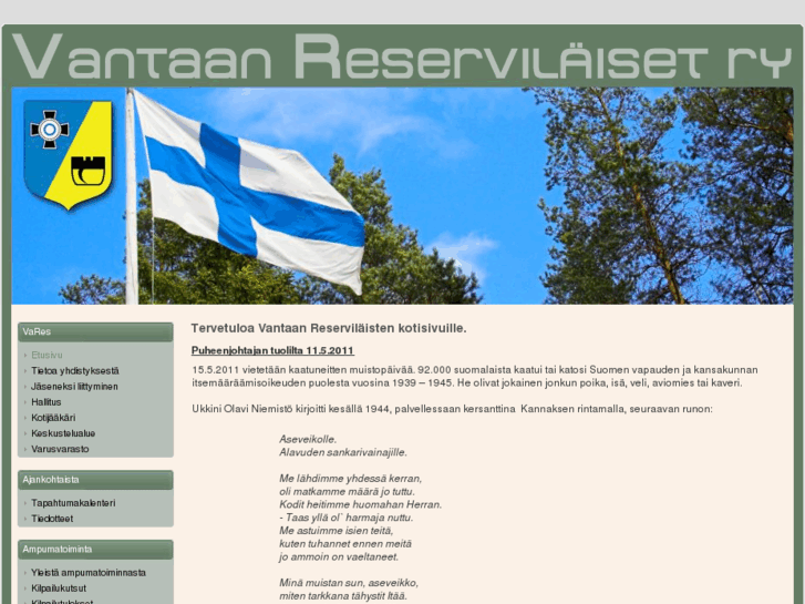 www.vantaanreservilaiset.fi