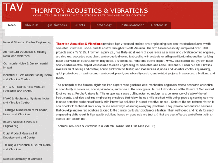 www.acoustics-vibrations.com