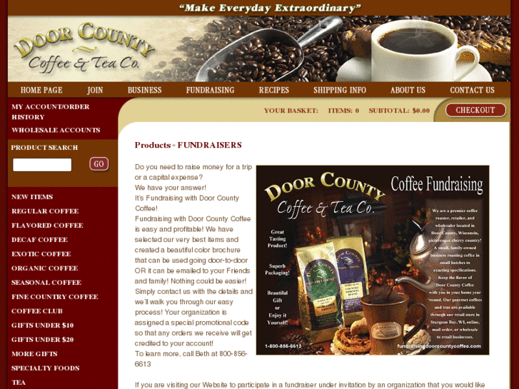 www.fundraisingdoorcountycoffee.com