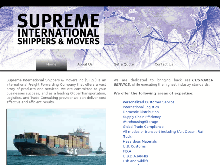 www.supremeinternationalshippers.com