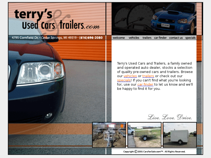 www.terrysusedcarsandtrailers.com