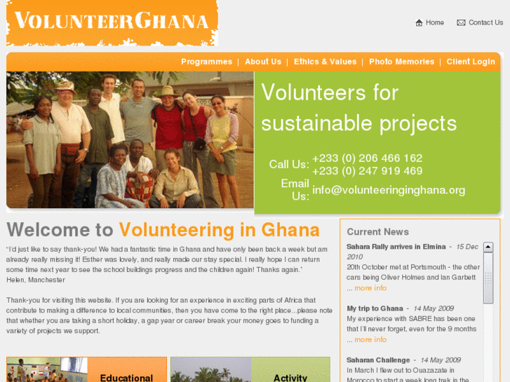 www.volunteerghana.org.uk