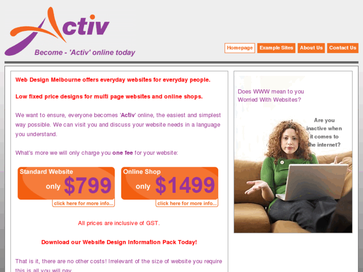 www.activwebdesignmelbourne.com