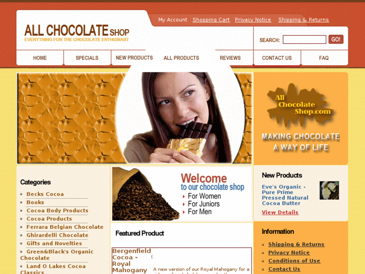 www.allchocolateshop.com