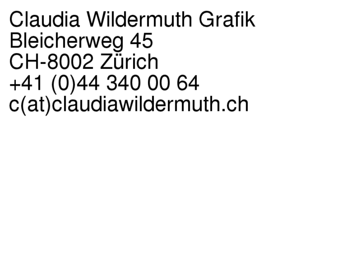 www.claudiawildermuth.com