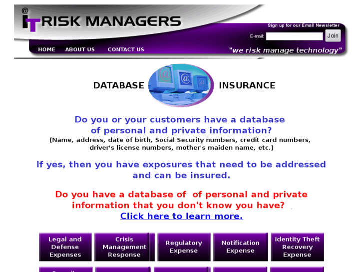 www.databasebreachinsurance.info