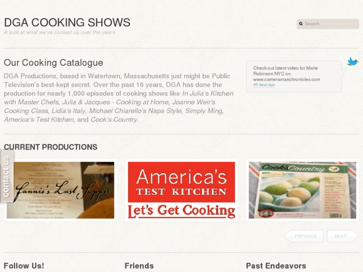 www.dgacookingshows.com