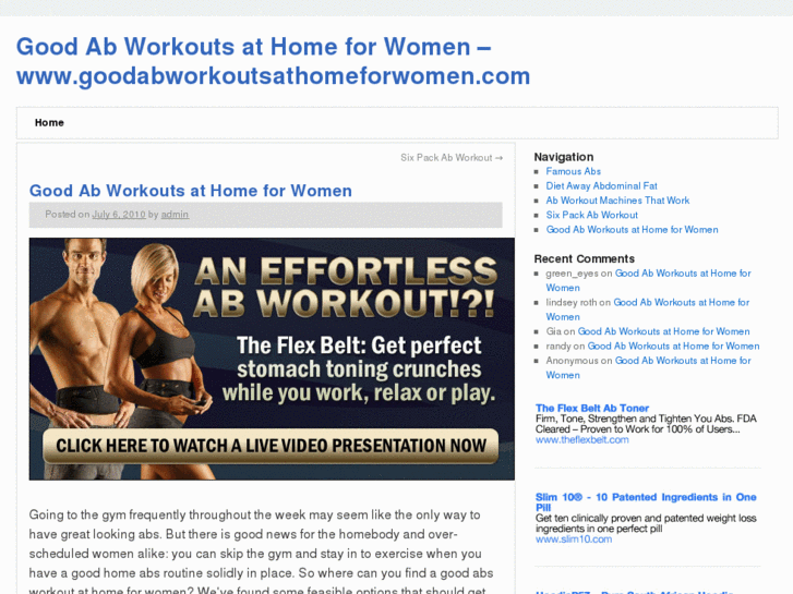 www.goodabworkoutsathomeforwomen.com