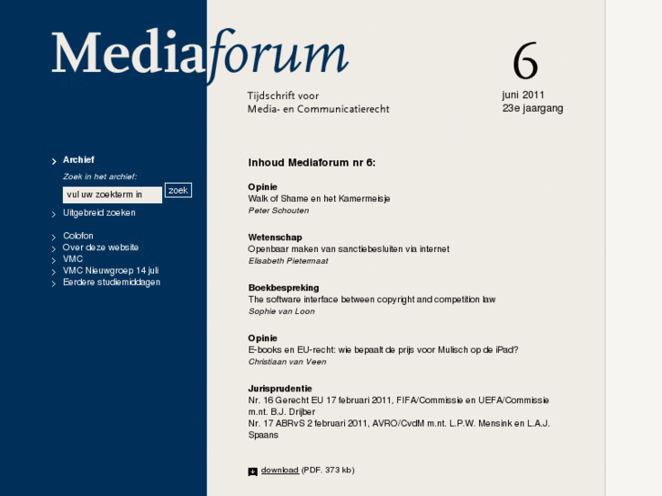 www.mediaforum.nl