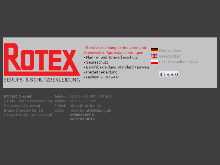 www.rotex-berufsbekleidung.de