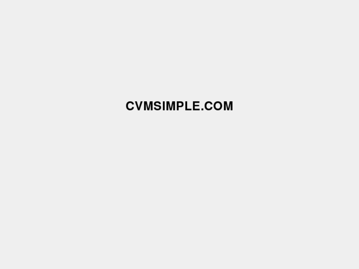 www.cvmsimple.com