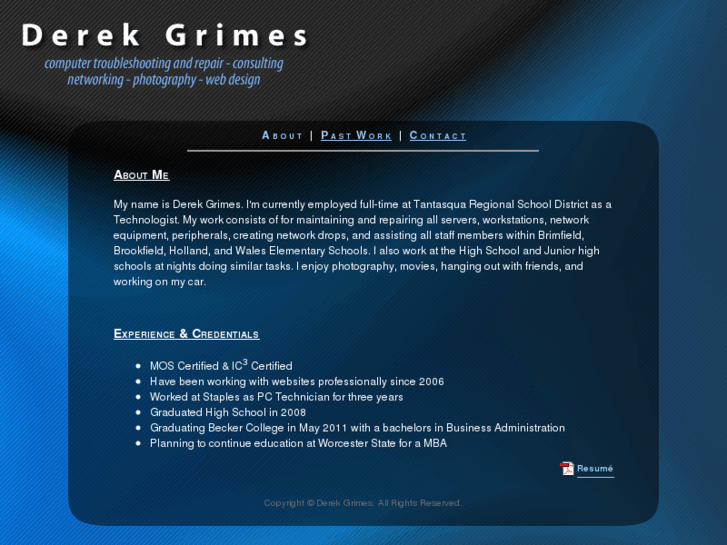 www.derekgrimes.com