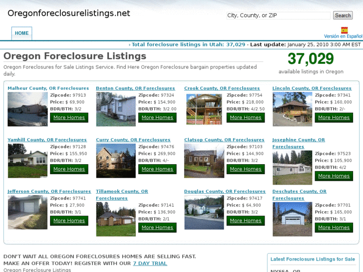 www.oregonforeclosurelistings.net