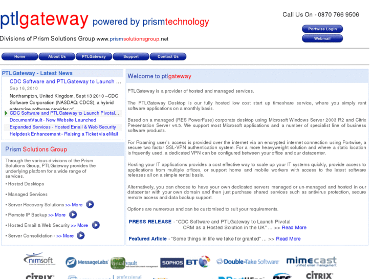 www.prismgateway.net