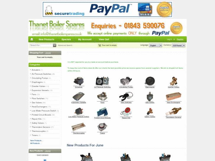 www.thanetboilerspares.com