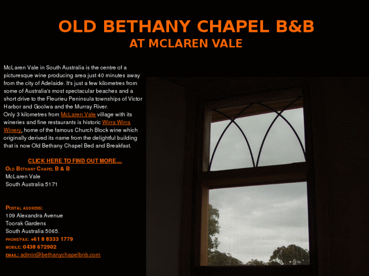 www.bethanychapelbnb.com