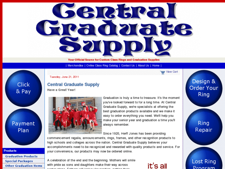 www.centralgraduatesupply.com