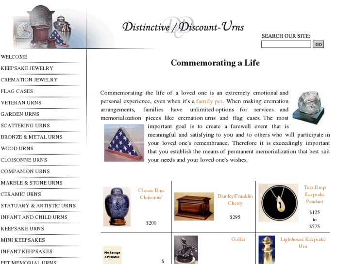 www.distinctive-urns.com