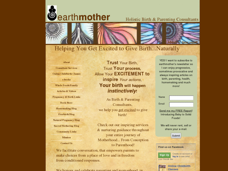 www.earthmotherbirth.org