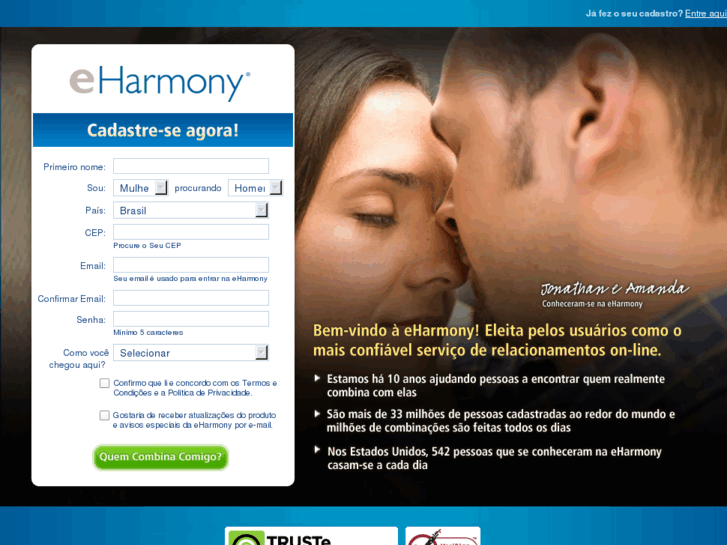 Eharmony.com.br: eHarmony: O site de relacionamento mais confiável dos EUA ...