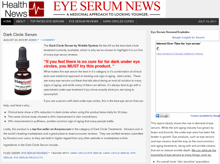 www.eyeserumnews.com