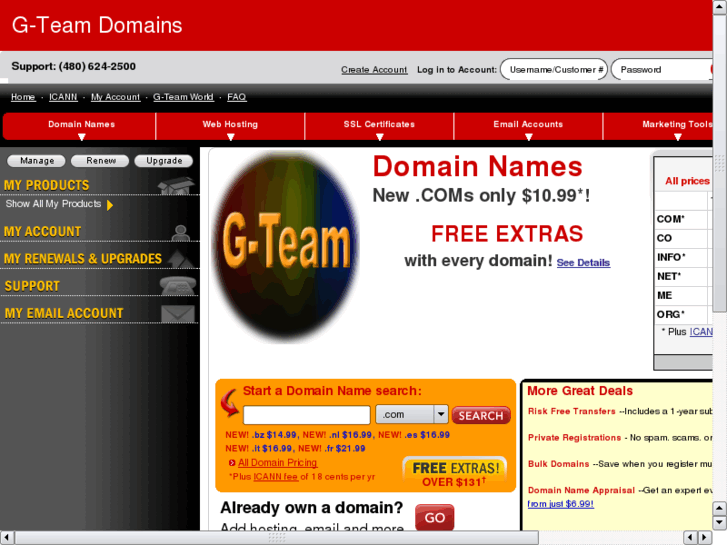 www.gteamdomain.com