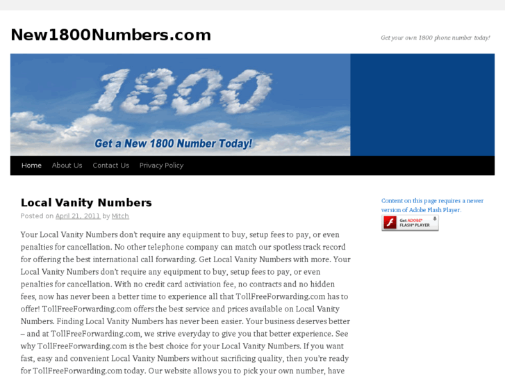 www.new1800numbers.com