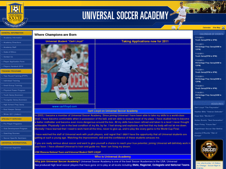 www.universalsocceracademy.com