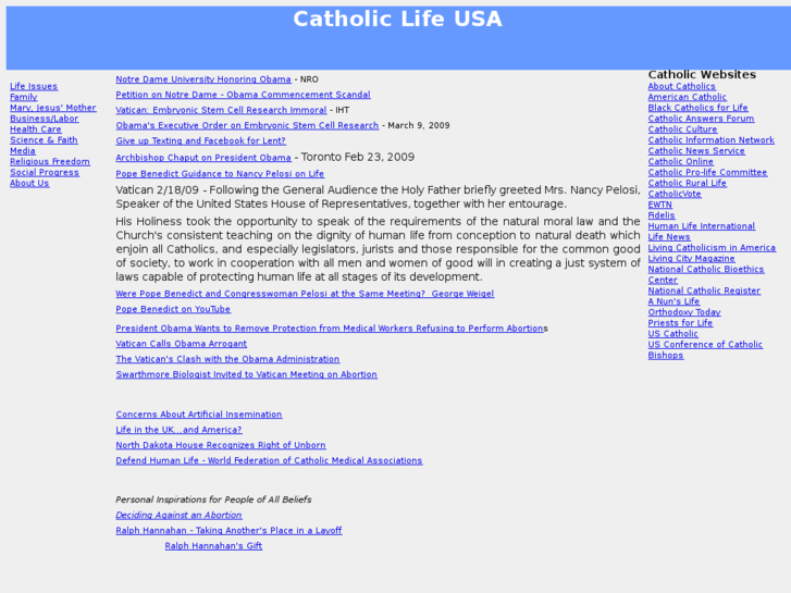 www.catholiclifeusa.org